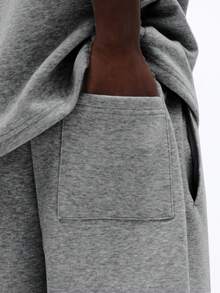 SUMWON Men Light Grey Sleeveless Tank Top And Relaxed Jogger Sweatpant Co-Ord Set Casual Lounge Wear Matching Outfit - Grey - View 8