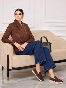 Sleekvia Women Flats - dark brown - View 6