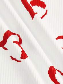 3件套女士睡裤 - 酒紅色 - 查看 10