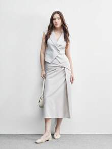 CUCCOO BIZCHIC 女鞋 时尚方头低跟浅杏色基础款简约通勤百搭女式平底鞋 - 深杏 - 查看 6