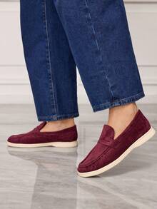 Sleekvia Zapatos planos para mujer - Rosa Fucsia - Ver 5