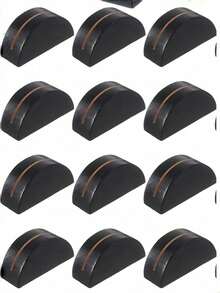 12 chiếc giá đỡ số bàn bằng gỗ hình bán nguyệt, giá đựng thẻ tên khách mời đám cưới, giá đựng ảnh thực đơn văn phòng, dùng trang trí tiệc sinh nhật, nhà hàng, cửa hàng bán lẻ, sự kiện, phong cách mộc mạc tự nhiên. - Nhiều màu - Xem 15