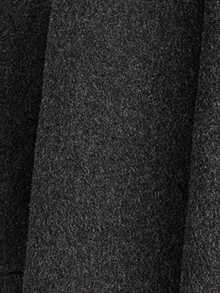 Franclia Plus Size Women's Grey Autumn Elegant Formal Thick Woolen Long Sleeve Jacket,Commuter French Style Knitted Short Overcoat With Decorative Buttons - Dark Grey - View 5