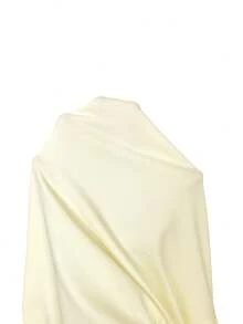 SHEIN EZwear 女士米黄色露背修身长袖T恤，米黄色T恤 - 淡黃色 - 查看 6