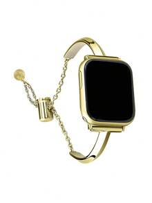 Teckwe Suitable For Applewatch Slim Watch Strap With 42/44/45/49mm Black Bracelet, A Simple And Stylish Gift For Girls - Multicolor - View 9