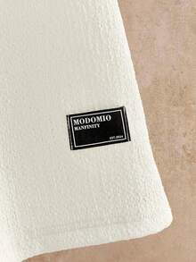 HIMLAND Men's Letter Graphic Round Neck Short Sleeve Casual T-Shirt - Apricot - View 5