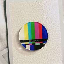 Joivida 1个/2个新款INS风复古电视无信号亚克力冰箱贴，外观精美 - 多色 - 查看 8