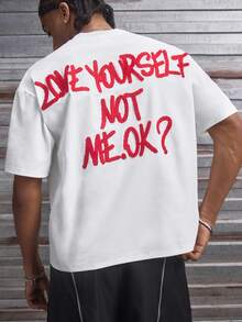 AXEPEAK 男士T恤 - 白色 - 查看 5