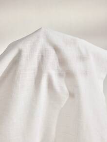 Ocili Pijama Feminino Confortável de Algodão 100% Boêmio, Retalhos, Renda Simples e Chique para o Outono - Branco - Visão 8