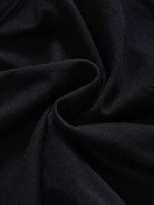 ROMWE Punk Rivet Sexy Halter Backless Crop Top, Tight Fitting Y2K Style - Black - View 4