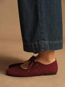 Rosivie Giày bệt nữ - Bordeaux - Xem 6