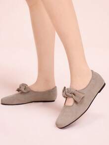 CUCCOO DOLLMOD Women Flats Valentine's Day - Grey - View 7