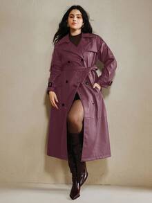 Anewsta KF16396-DM Fall,Autumn,Winter,Elegant,Chic,New Year,Casual,Christmas - Burgundy - View 6