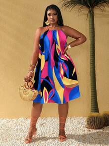 Women Midi Dresses - Multicolor 9 - View 6