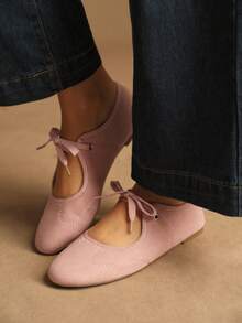 Rosivie Women Flats Valentine's Day - Coral Pink - View 5
