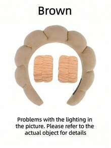 1PC Face Washing Headband Wristband Set For Women Skin Care Makeup Bubble Headband Teen Girl Gift Spa Self Care Facial Tools Beauty Skincare Cleansing - Multicolor - View 15