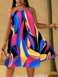 Women Midi Dresses - Multicolor 9 - View 4