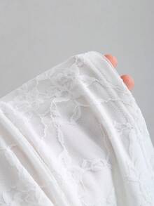 Sweetra Y2K Lace Sexy Vacation Sweet Versatile Blouse - White - View 5