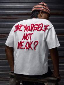 AXEPEAK 男士T恤 - 白色 - 查看 4