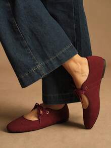 Rosivie Giày bệt nữ - Bordeaux - Xem 7