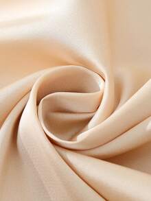 Lyxana Women's Sleeveless Solid Color Elegant Beaded Collar Blouse - Apricot - View 3