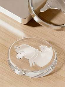 Zazumi 1pc Silicone Transparent Door Knob Bumper Pad With Animal Pattern Door Stopper For Entry Fridge Wall Anti-Collision Buffer Mat 4 Styles Optional - Multicolor - View 6