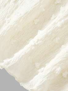 SHEIN MOD 女士夏季休闲度假纹理吊带上衣和鱼尾裙两件套 - 杏色 - 查看 7