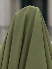 BizChic Women's Solid Color Button Front Slant Pocket Short Sleeve Dress, Urban Commute Business Casual Elegant Formal Party Dress For Halloween, Christmas, Gatherings - Army Green - View 9