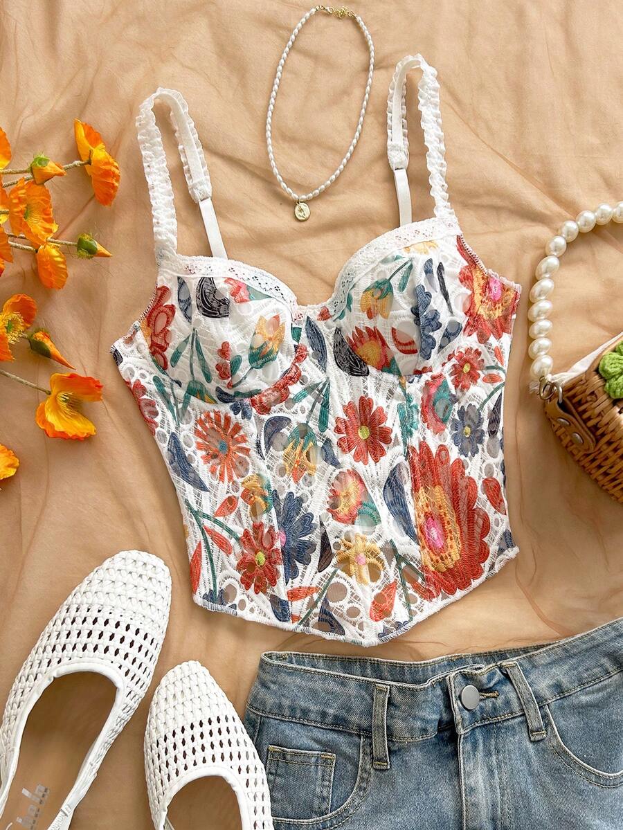 Soleia Trang phục Xuân/Hè mới, phong cách thường ngày, đi nghỉ mát, kiểu miền Tây, dự đám cưới, lễ tốt nghiệp, tiệc brunch, dành cho nữ, ngày lễ Thánh Patrick, kỳ nghỉ xuân, lễ Phục sinh, lễ hội âm nhạc, thanh lịch, phong cách Bohemian, nhiệt đới, họa tiết hoa, chất liệu, cổ điển, Baroque, áo hai dây hẹn hò. - Nhiều màu - Xem 1