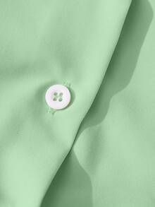 GlowEve Ladies' Elegant And Commuter Autumn Shirts - Mint Green - View 7