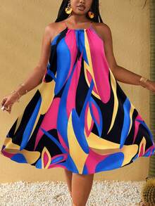 Women Midi Dresses - Multicolor 9 - View 5