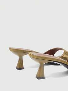 Sleekvia Women's Classic Brown High Heel Sandals, Versatile For Commuting - Coffee Brown - View 9