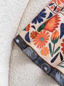 SHEIN 儿童春夏少女连衣裙，复古碎花休闲度假连衣裙，波西米亚风露背吊带短款连衣裙，褶皱无袖设计，常规版型，热带风情，撞色拼接，碎花图案，复古吊带短裙，春夏休闲日常穿着，可爱碎花女童连衣裙，复古女童连衣裙，夏季花园派对连衣裙，碎花夏季连衣裙，青少年碎花连衣裙，杏色碎花连衣裙，可爱夏季连衣裙，波西米亚风碎花连衣裙 - 彩色 - 查看 5