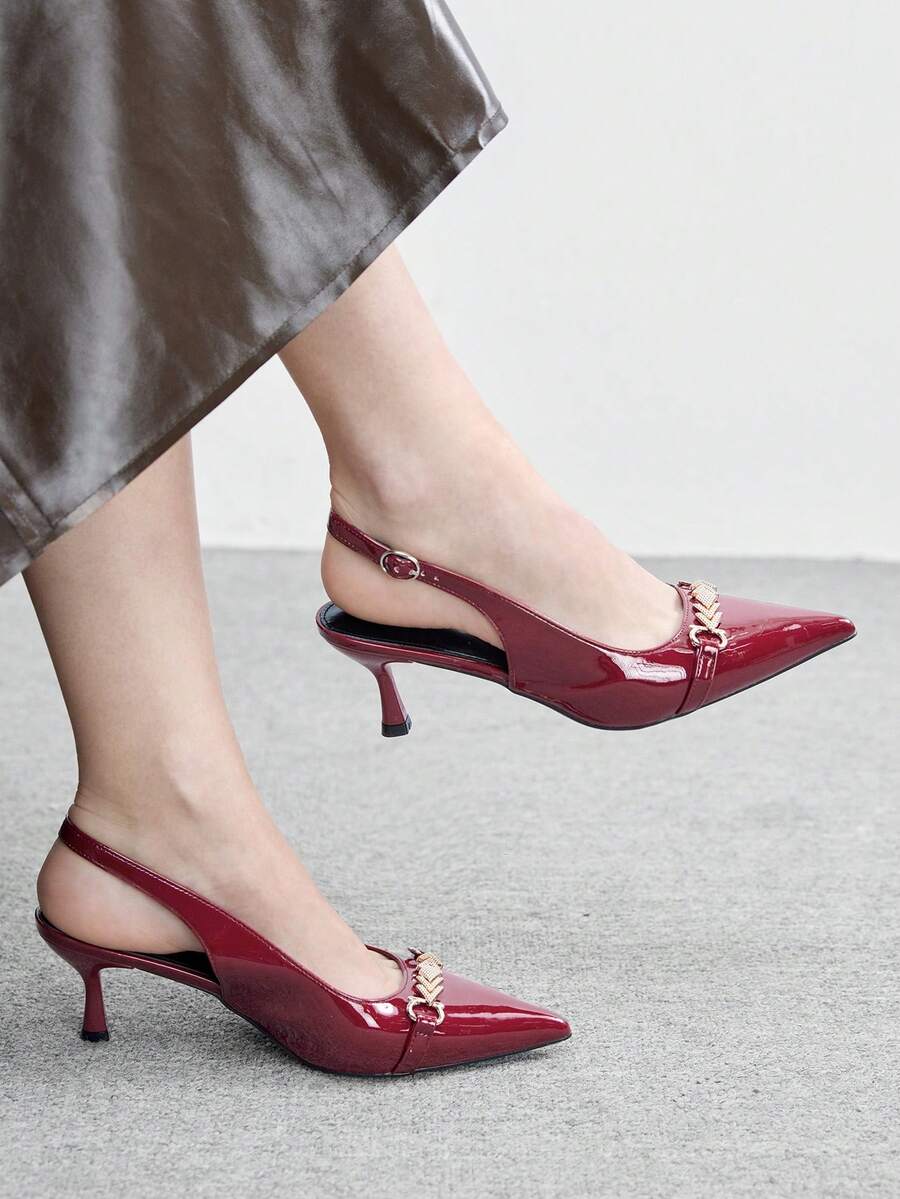 CUCCOO BIZCHIC Tacones para mujer - Burdeos - Ver 1