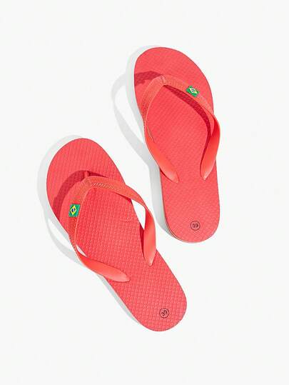 Grefit Farblich abgestimmte bedruckte Flip-Flops mit flachem Boden, geeignet für Innen- und Außenbereich, Strand T-Slippers, leicht und bequem, rutschfest, geeignet für Outdoor-Spaziergänge, Straßenmode, multifunktionale Flachboden-Pantoffeln, geeignet für Innen- und Außenbereich, tropischer Stil in der Urlaubssaison, einfarbiges Design, geeignet für Frühling und Sommer, Rückkehr zur Schule