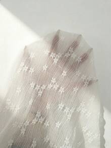 Resyla Elegant Lace Sheer Cover Up For Women, Lightweight Summer Cover Up - White - View 7