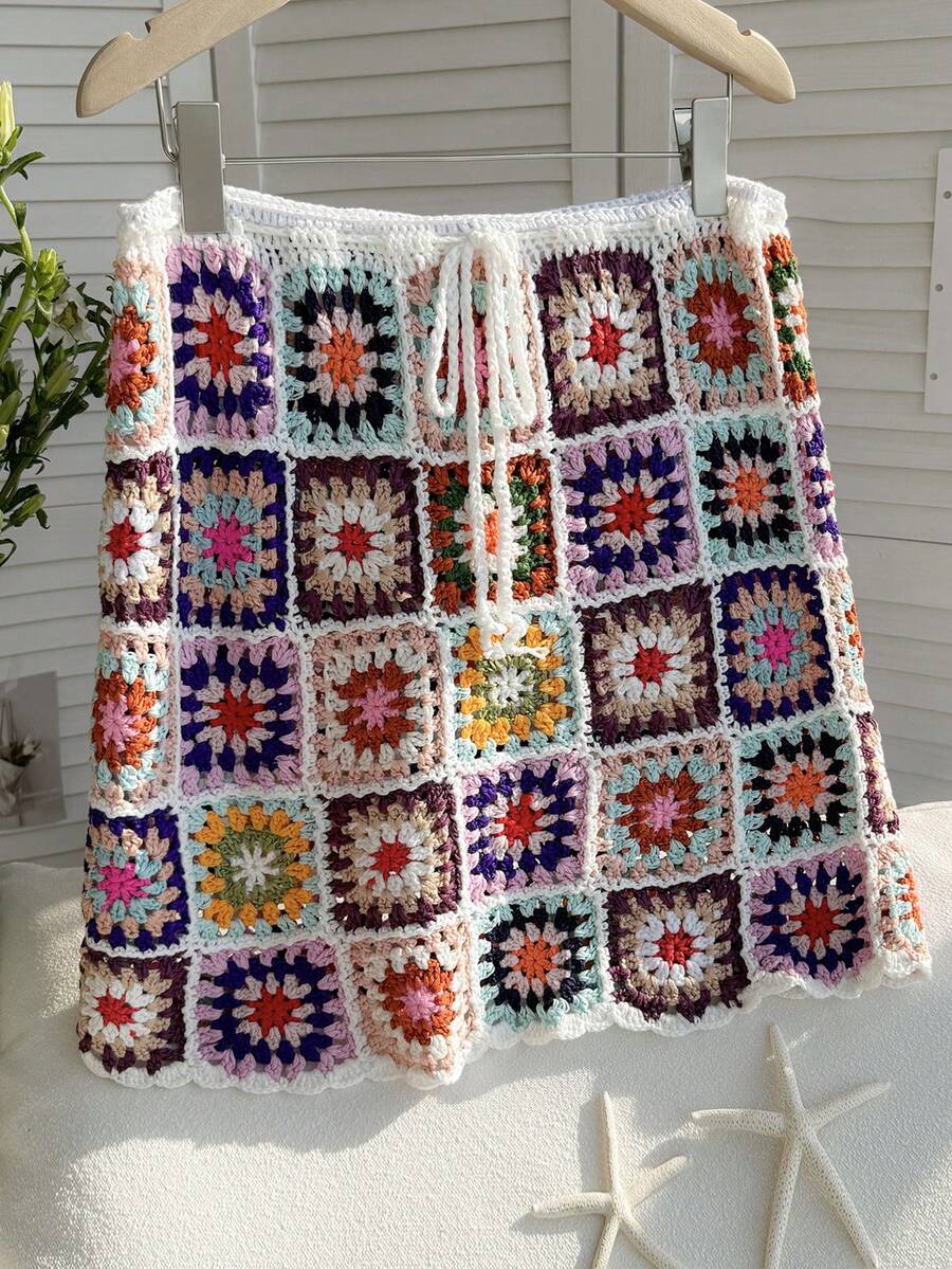 Comfortcana 大码彩色针织休闲裙 - 彩色 - 查看 1