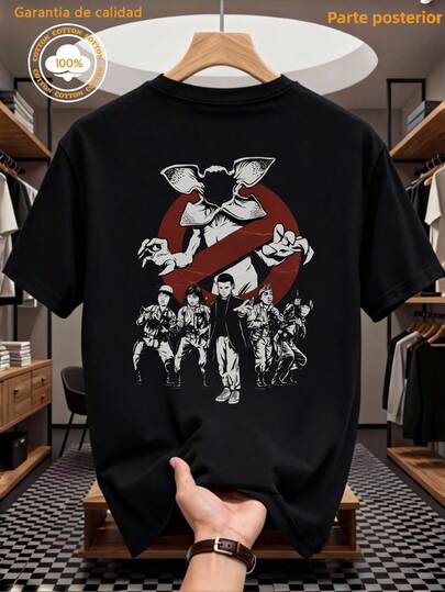 100% algodón puro  playera de hombre ropa de hombre camisas short gym sudaderas  conjunto de hombre  local  envio nacional México  regalo de fiesta Navidad  Día de San Valentín  strengers things