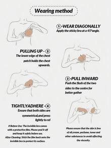 SHAPORA 1 Set + 5pcs Women Adhesive Bra Strap Covers - Apricot - View 7