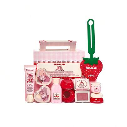 SHEGLAM Sweetheart Full Collection Set Brand Beauty Makeup Face Paint Cosmetic For Women Girls Perfect For Spring Summer Ideal For Y2K Fancy Fashion Suitable For Birthday Mother'S Day Gift Rave Party Ready Best Color