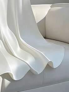 GlowEve Women's Elegant Solid Color A-Line Skirt, Autumn - White - View 4