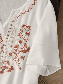 Linhara Áo kiểu cỡ lớn - Nhiều màu - Xem 3