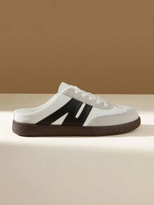 CUCCOO EASI 2024春秋新款白色德国女式运动鞋，厚底增高休闲运动鞋，返校季必备 - 黑灰 - 查看 2