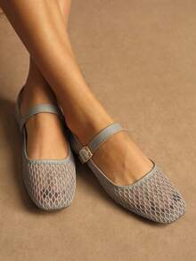 Rosivie Women Flats Valentine's Day - Grey - View 4