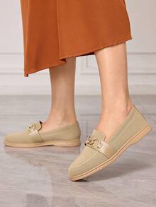 Sleekvia Women Flats - Apricot - View 3