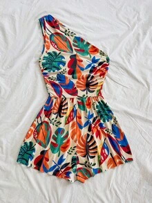 Soleia 大码女士夏季度假无肩带连体裤，适合早午餐、母亲节、毕业典礼、教堂、海滩、音乐节、机场、下午茶等场合。 - 彩色 - 查看 2