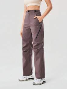 OutZeal 女士户外裤 露营徒步 防水网眼设计 多口袋 - 咖啡棕 - 查看 8