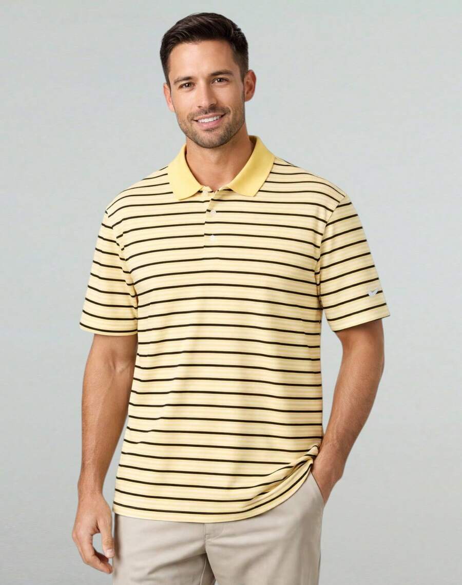 Playera Nike Dri-fit Original: Domina Tu Entrenamiento Con Estilo Y Frescura - Amarillo - Ver 1