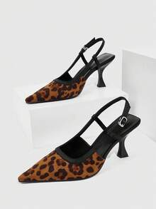 CUCCOO SZL Women's Minimalist Back Strap High Heel Pumps, Casual Everyday Simple Fashion Spring Shoes Spring Break Easter Prom Heels - Multicolor - View 1