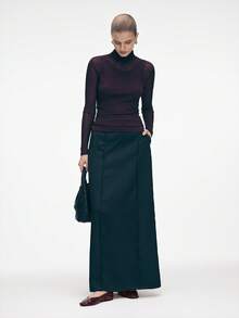 Mnmlis 小巧精致的时尚芭蕾平底鞋，适合春夏穿着，一体式平底设计，柔软鞋底，皮革材质，是户外节日活动的理想选择。 - 酒紅色 - 查看 10